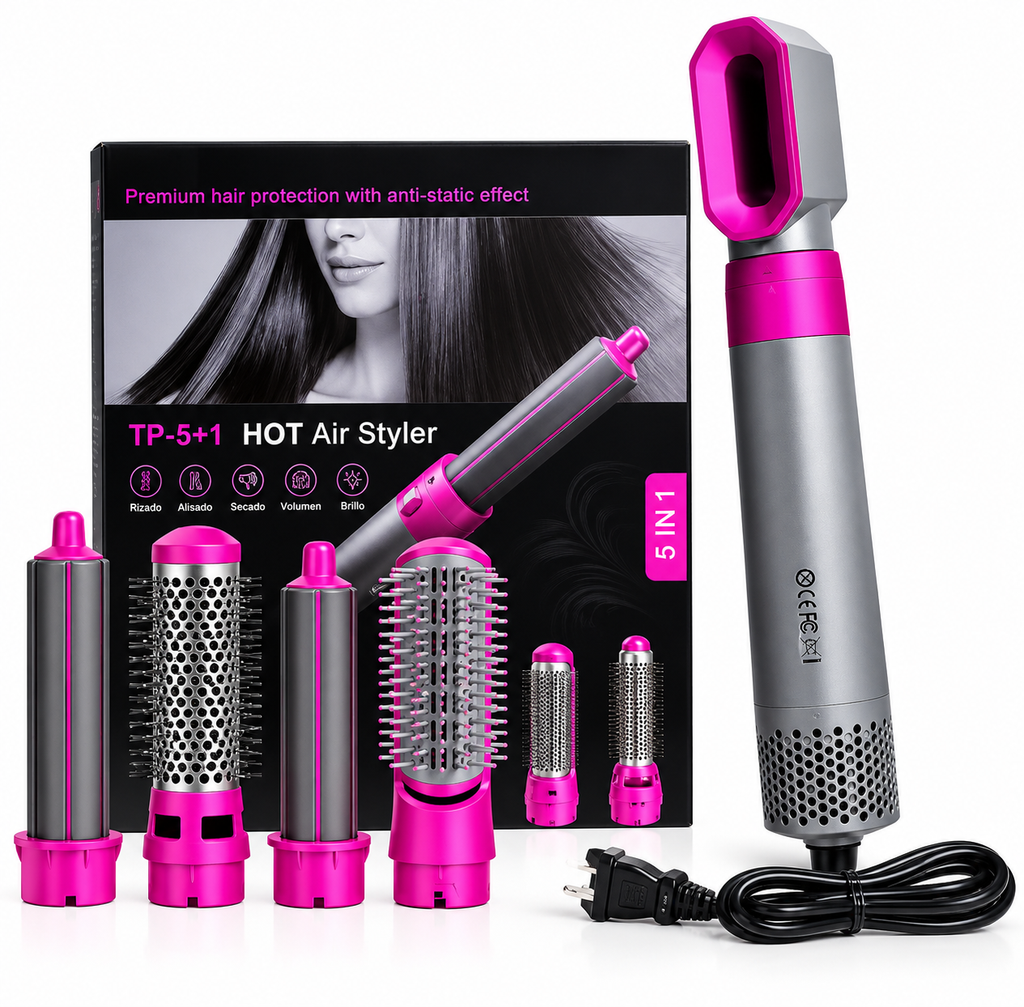 Secadora y Estilizadora de Cabello 5 en 1